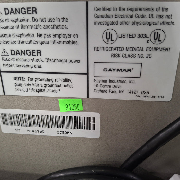 Gaymar Medi-Therm III MTA6900 Hyper/Hypothermia Machine