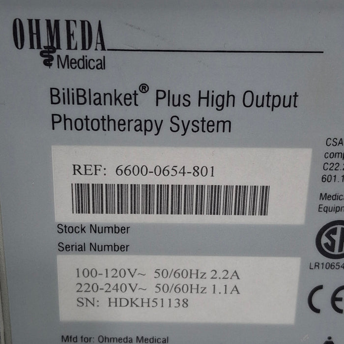 Ohmeda Medical BiliBlanket Plus Phototherapy System