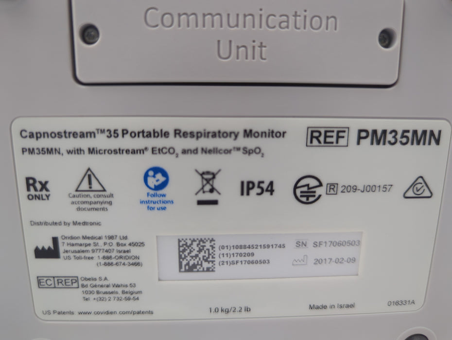 Medtronic Medtronic Capnostream 35 Portable Respiratory Monitor Respiratory reLink Medical