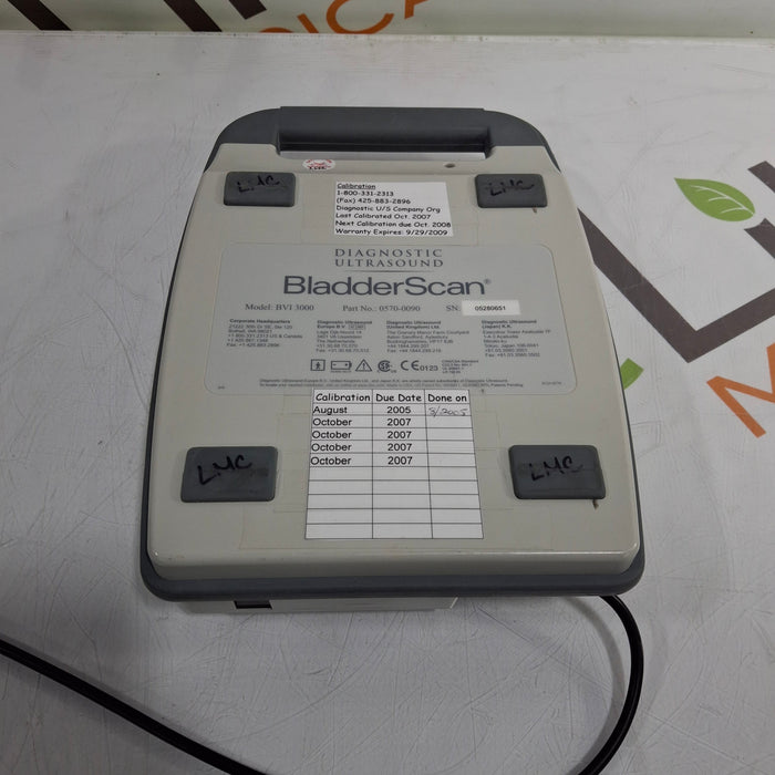 Verathon Medical, Inc BladderScan BVI 3000 Bladder Scanner