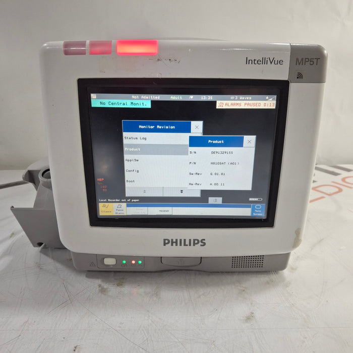 Philips IntelliVue MP5T Patient Monitor