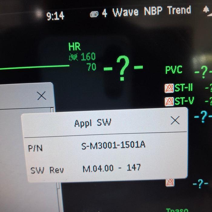 Philips M3001AL-A05C06 Masimo Rainbow SpO2, NIBP, ECG, Temp, IBP MMS Module