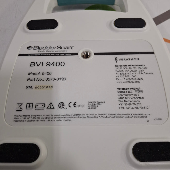 Verathon Medical, Inc BVI 9400 Bladderscan