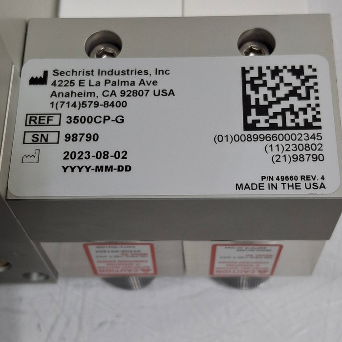 Sechrist 3500 Low Flow Air-Oxygen Mixer