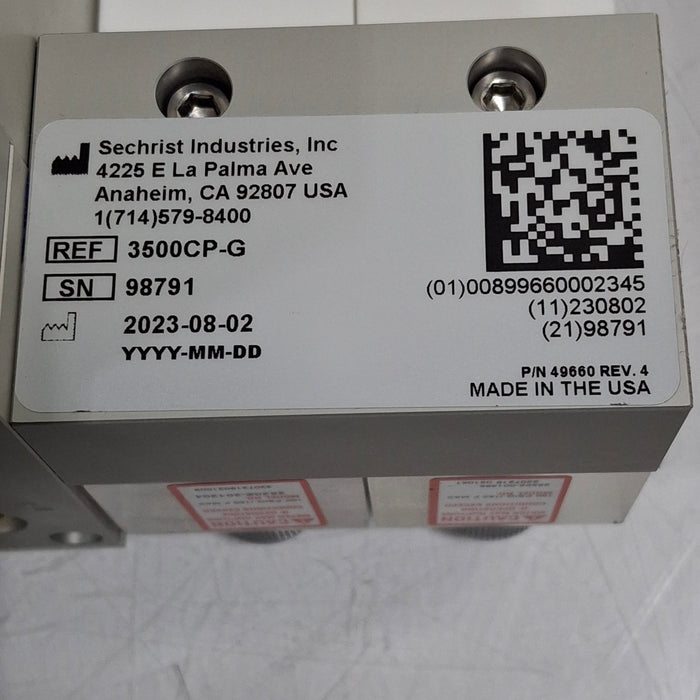 Sechrist 3500 Low Flow Air-Oxygen Mixer