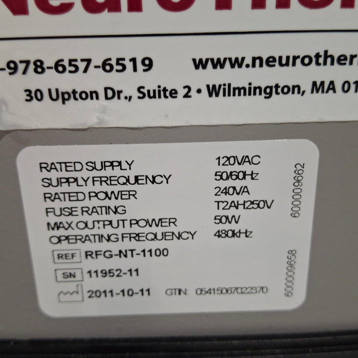 NeuroTherm NT1100 RF Generator