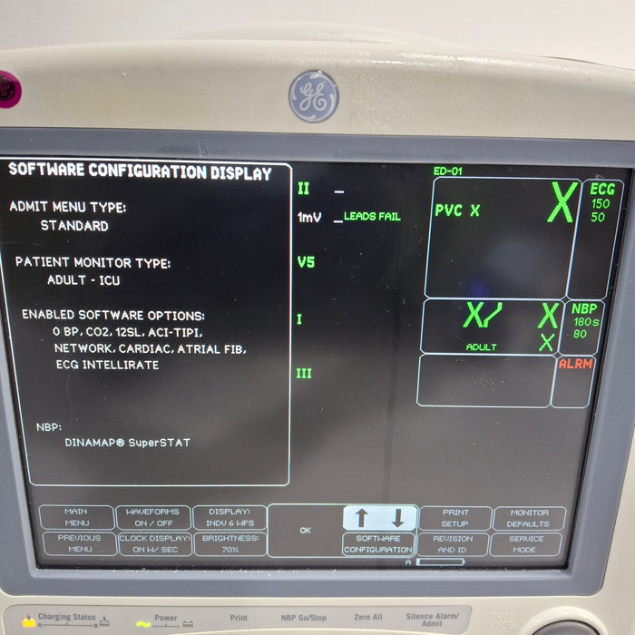 GE Healthcare Dash 4000 - Masimo SpO2 Patient Monitor