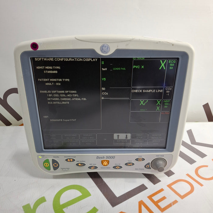 GE Healthcare Dash 5000 - Masimo SpO2 Patient Monitor