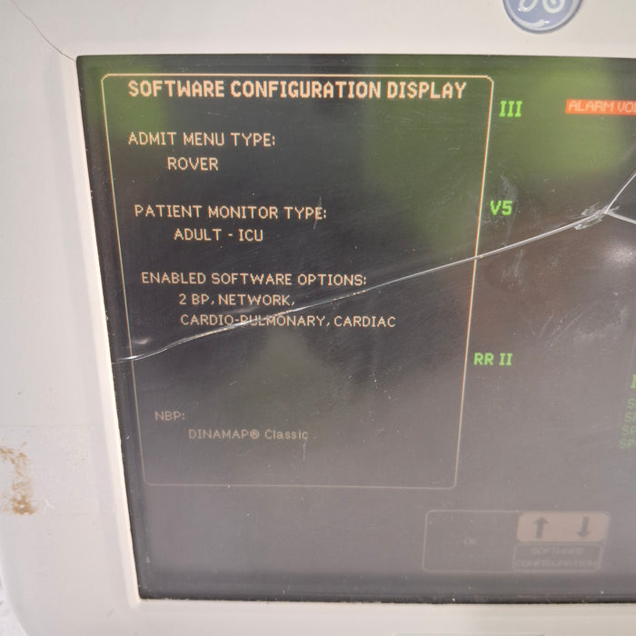 GE Healthcare Dash 3000 - GE/Nellcor SpO2 Patient Monitor