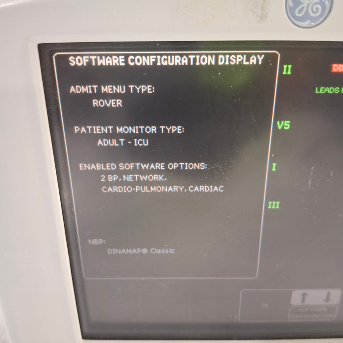 GE Healthcare Dash 3000 - GE/Nellcor SpO2 Patient Monitor