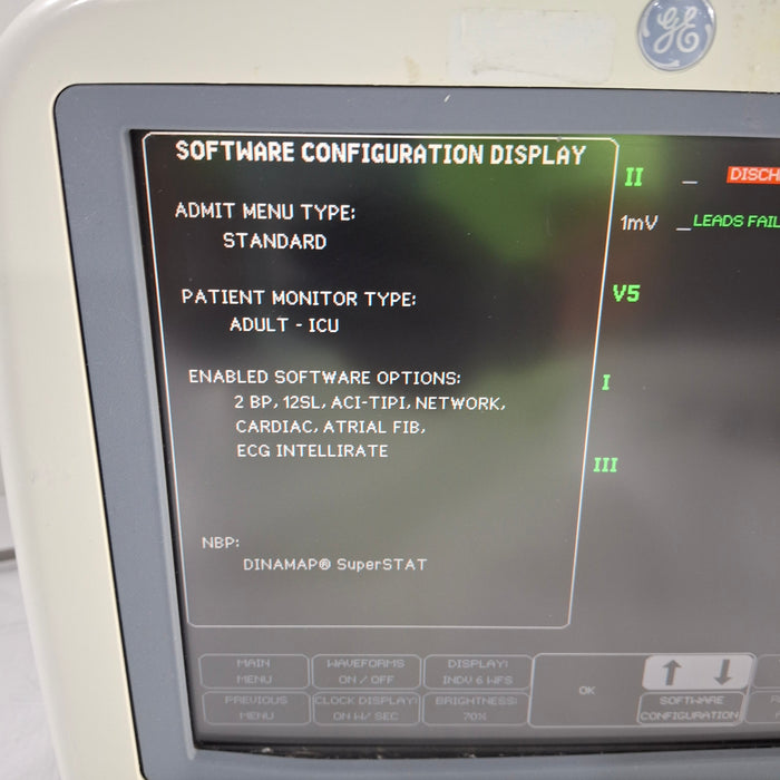 GE Healthcare Dash 4000 - GE/Nellcor SpO2 Patient Monitor