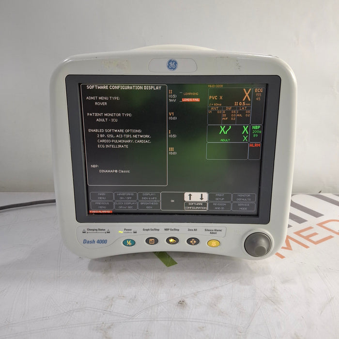 GE Healthcare Dash 3000 - GE/Nellcor SpO2 Patient Monitor