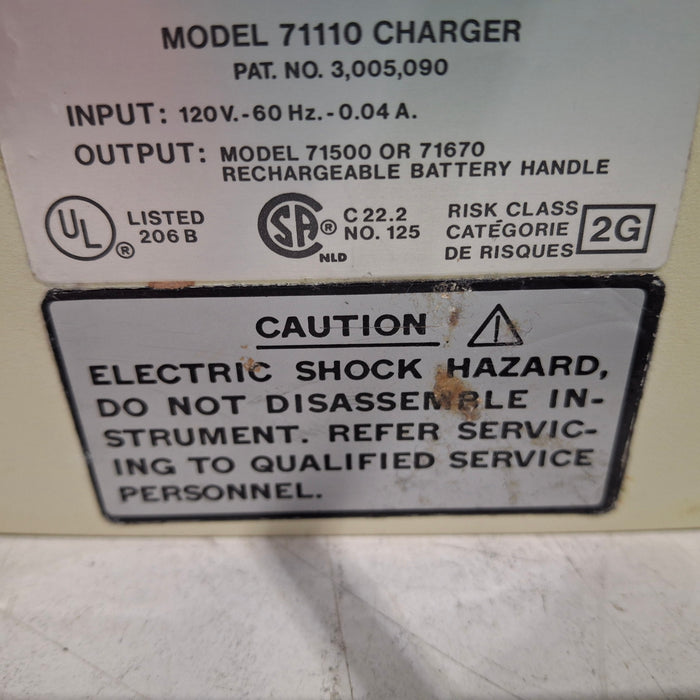 Welch Allyn 71110 3.5V Desk Charger