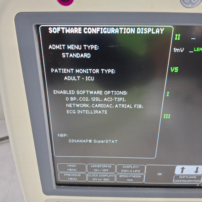 GE Healthcare Dash 4000 - Masimo SpO2 Patient Monitor