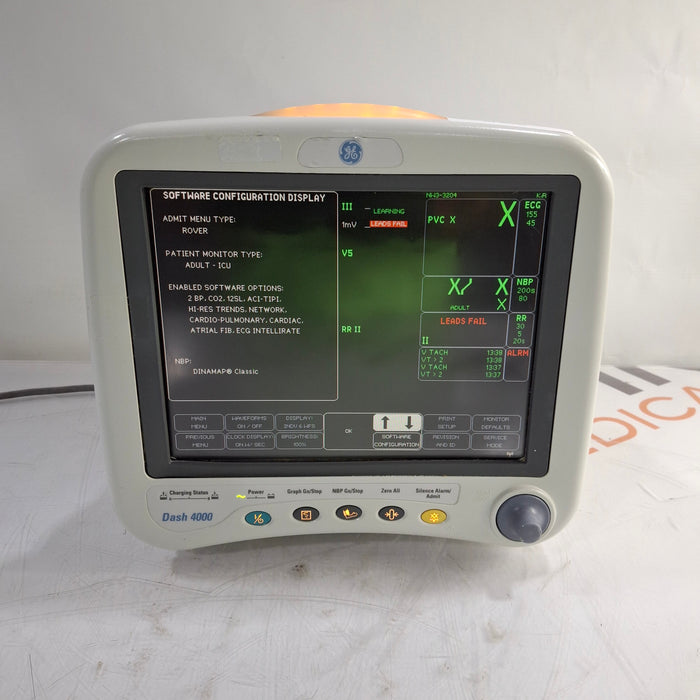 GE Healthcare Dash 4000 - GE/Nellcor SpO2 Patient Monitor