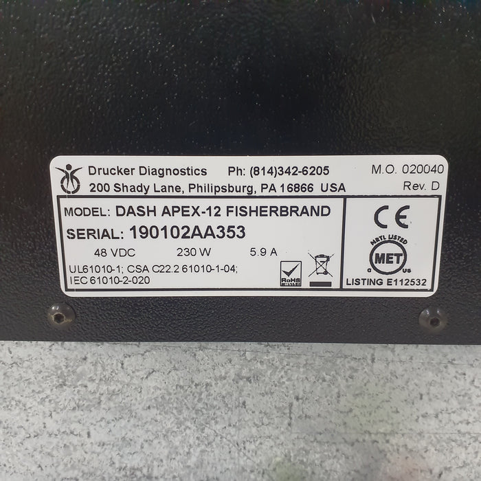 Drucker Diagnostics Dash Apex 12 Centrifuge