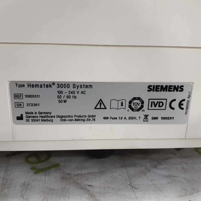 Siemens Hematek 3000 Slide Stainer