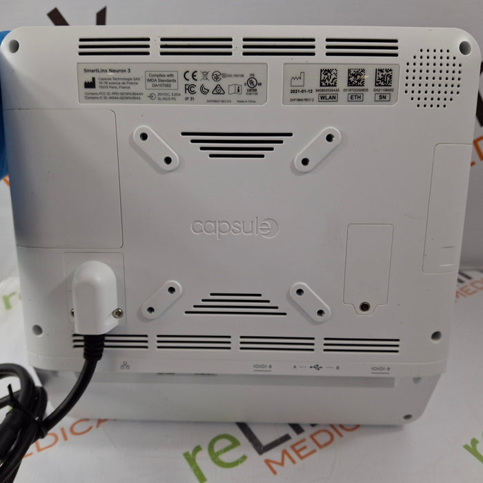 Smartlinx Inc Smartlinx Inc Capsule Technologies Neuron 3 Monitor Patient Monitors reLink Medical