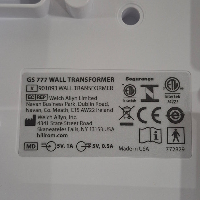 Welch Allyn 777 w/Heads Ophthalmoscope/Otoscope Wall Transformer