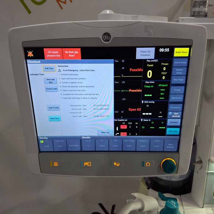 GE Healthcare Avance CS² Anesthesia Machine