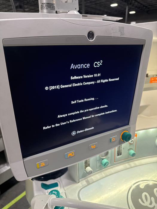 GE Healthcare Avance CS² Anesthesia Machine