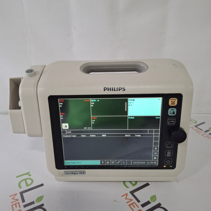 Philips Philips SureSigns VS4 Vital Signs Monitor Patient Monitors reLink Medical