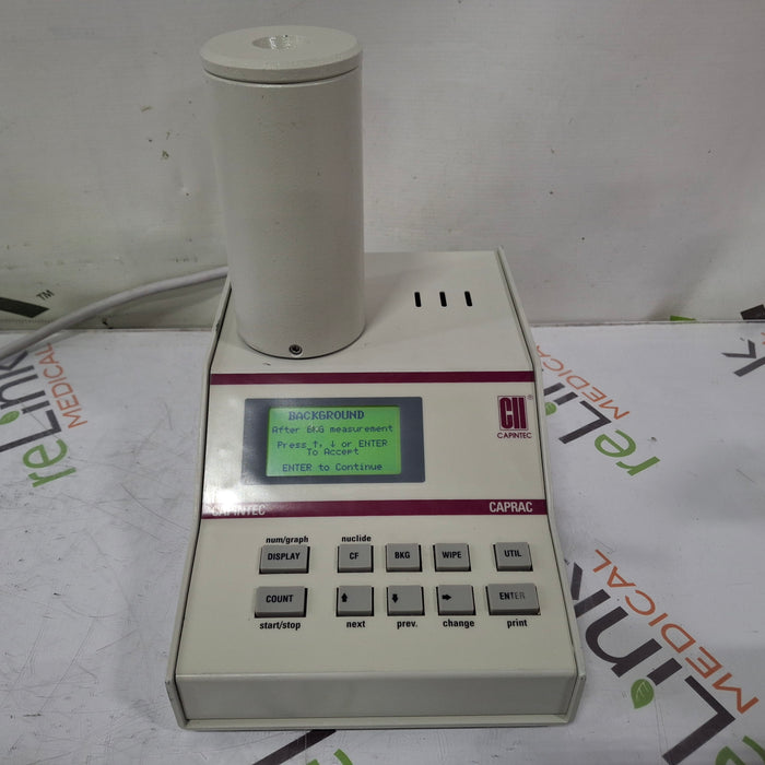 Capintec Caprac Wipe Test Counter