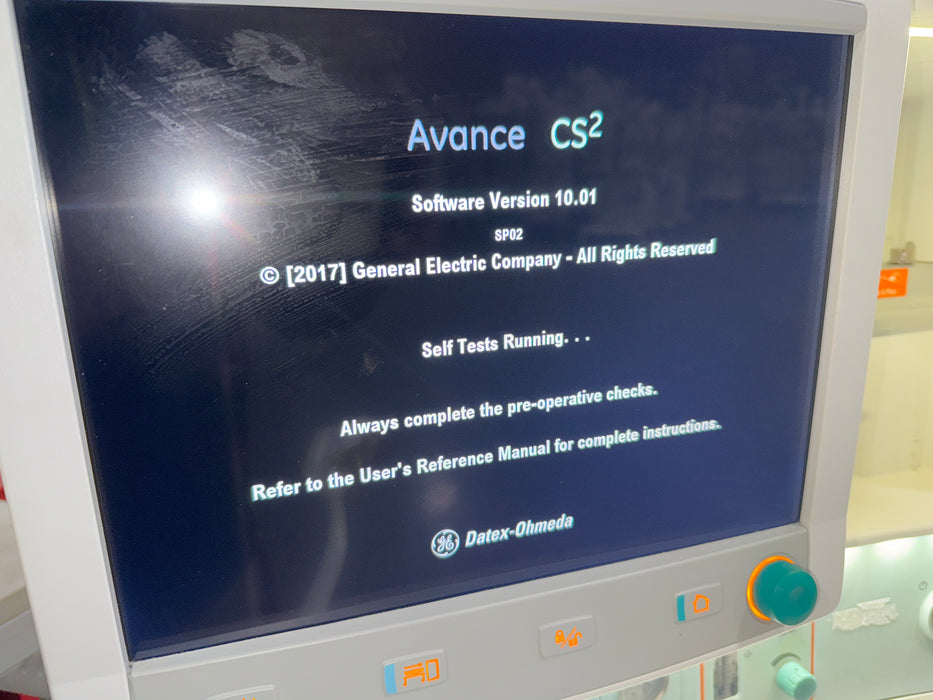 GE Healthcare Avance CS² Anesthesia Machine