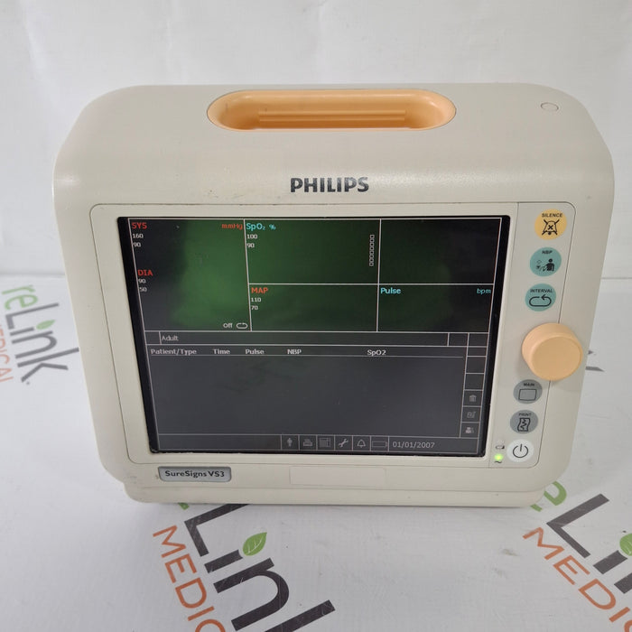 Philips Philips Suresigns VS3 Vital Signs Monitor Patient Monitors reLink Medical