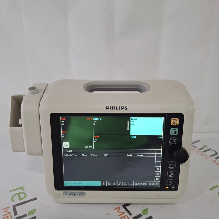 Philips Philips SureSigns VS4 Vital Signs Monitor Patient Monitors reLink Medical