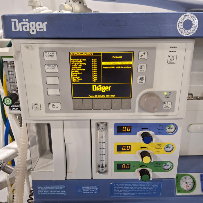 Draeger Medical Fabius GS Anesthesia Machine