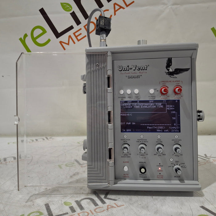 Impact Instrumentation Inc. Impact Instrumentation Inc. Uni-Vent 754 Portable Ventilator Respiratory reLink Medical