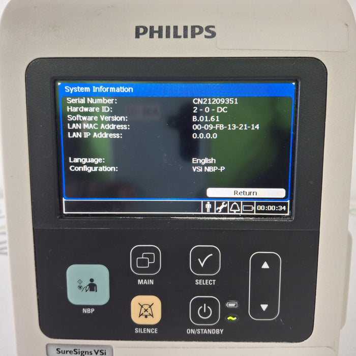 Philips SureSigns VSi Vital Signs Monitor