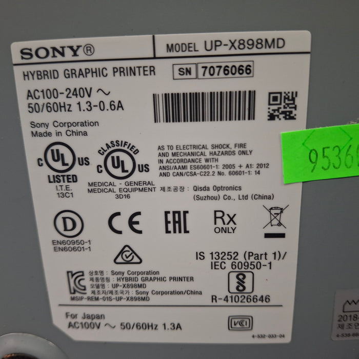 Sony UP-X898MD Hybrid Graphic Printer