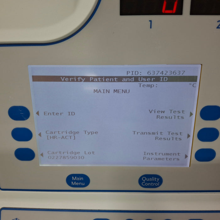 Medtronic ACT Plus Automated Coagulation Timer