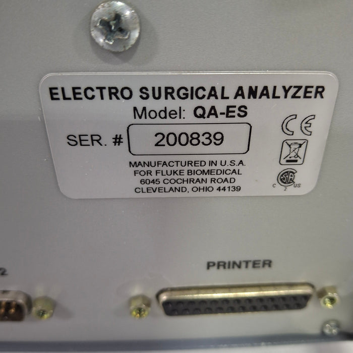 Fluke Fluke QA-ES II Electrosurgery Analyzer Test Equipment reLink Medical