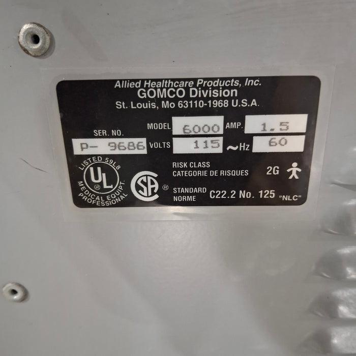 Gomco 6000 Gastro-Intestinal Drainage