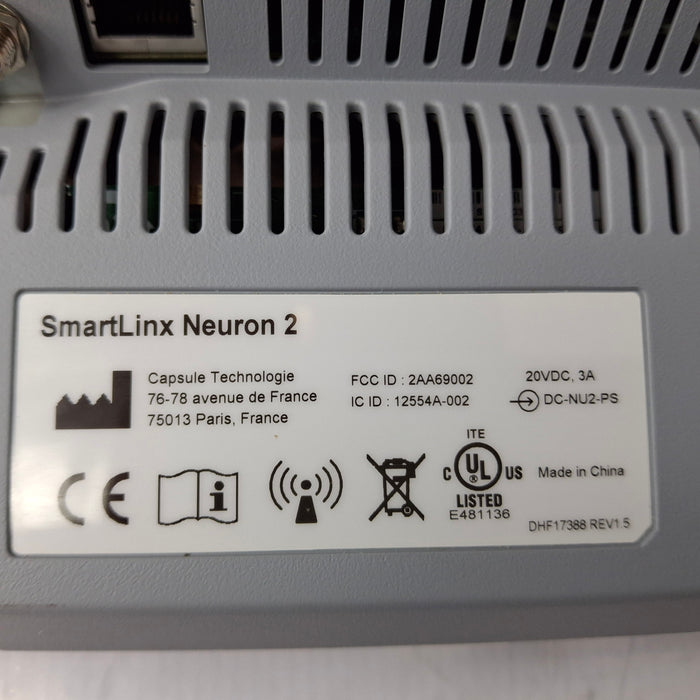 Smartlinx Inc Smartlinx Inc Capsule Technologies Neuron 2 Monitor Patient Monitors reLink Medical