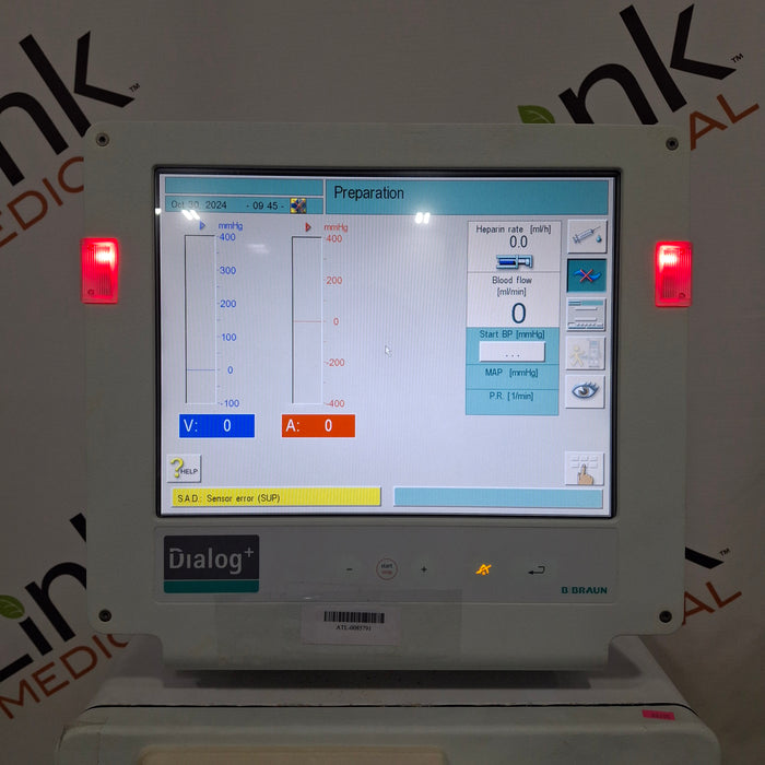 B. Braun B. Braun Dialog Plus Hemodialysis Machine Dialysis reLink Medical