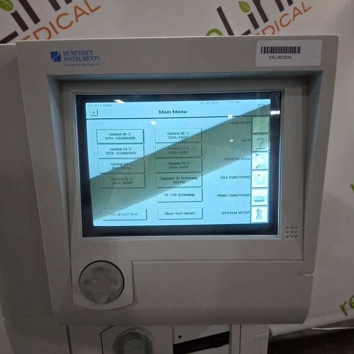 Carl Zeiss Carl Zeiss 740 Humphrey Field Analyzer Ophthalmology reLink Medical