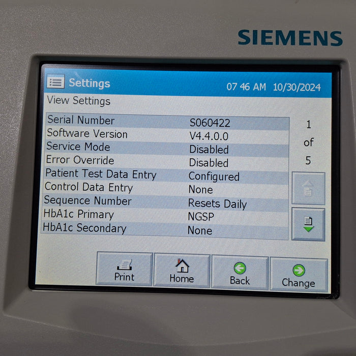 Siemens DCA Vantage Analyzer