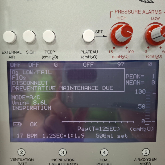 Impact Instrumentation Inc. Impact Instrumentation Inc. Uni-Vent 754 Portable Ventilator Respiratory reLink Medical