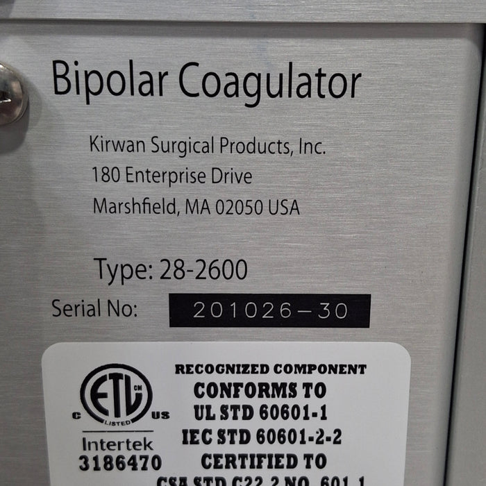 Kirwan Surgical Products Kirwan Surgical Products Aura Bipolar Coagulator Electrosurgical Units reLink Medical