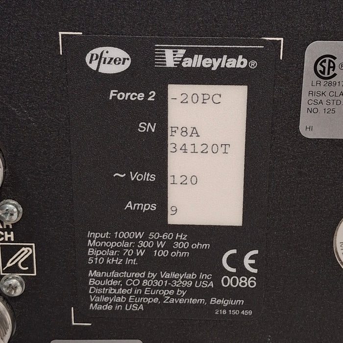 Valleylab Force 2 Electrosurgical Unit