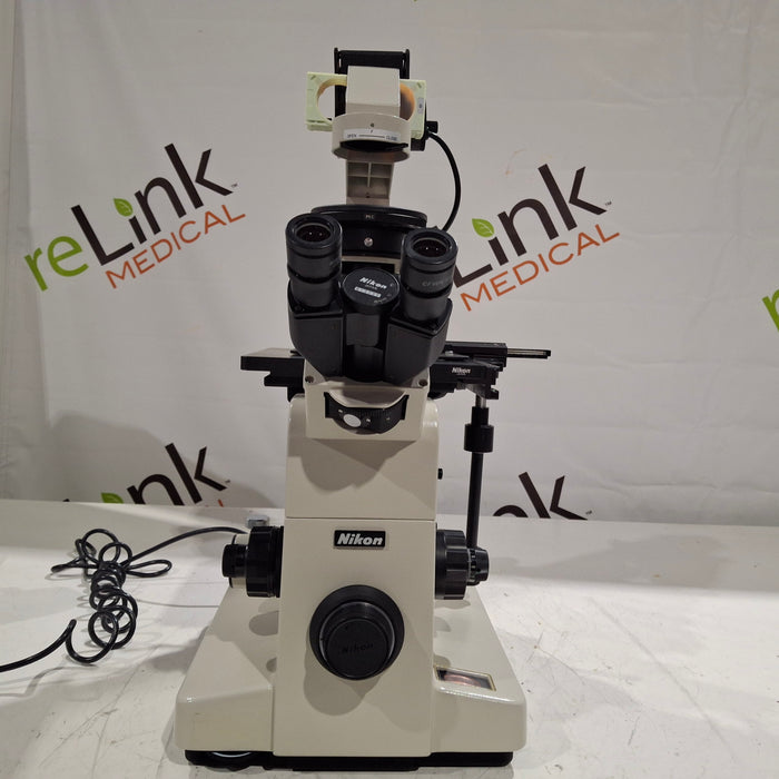 Nikon Diaphot Inverted Binocular Microscope