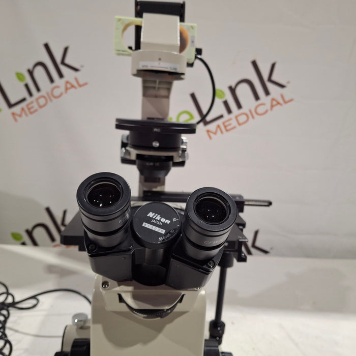 Nikon Diaphot Inverted Binocular Microscope