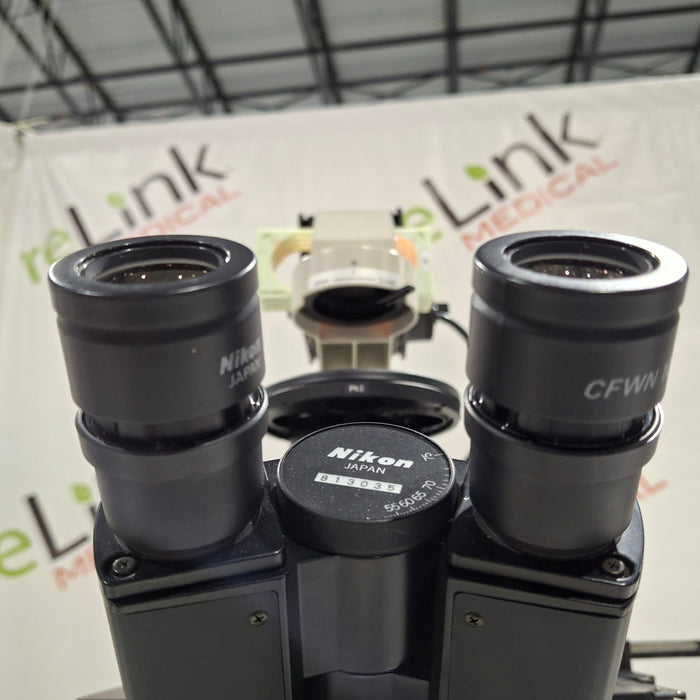 Nikon Diaphot Inverted Binocular Microscope