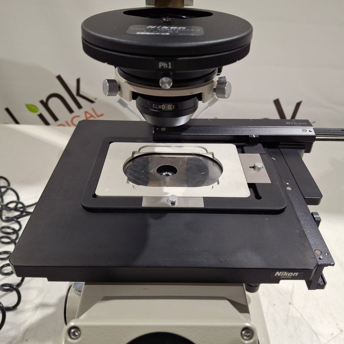 Nikon Diaphot Inverted Binocular Microscope