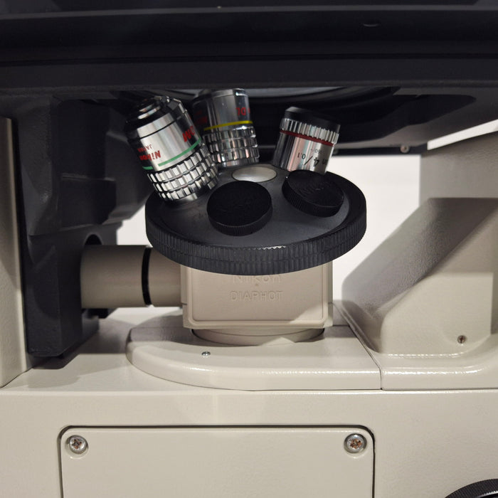 Nikon Diaphot Inverted Binocular Microscope
