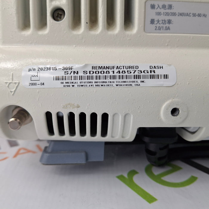 GE Healthcare Dash 5000 - GE/Nellcor SpO2 Patient Monitor